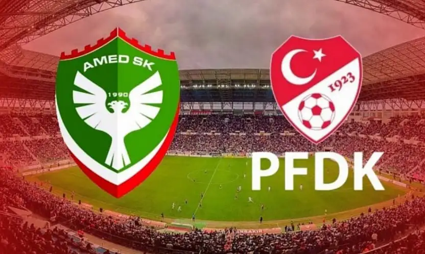 Amedspor'a PFDK şoku! Tribünler kapatıldı, ağır ceza geldi