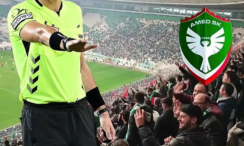 Amedspor–Boluspor maçının hakemi belli oldu!