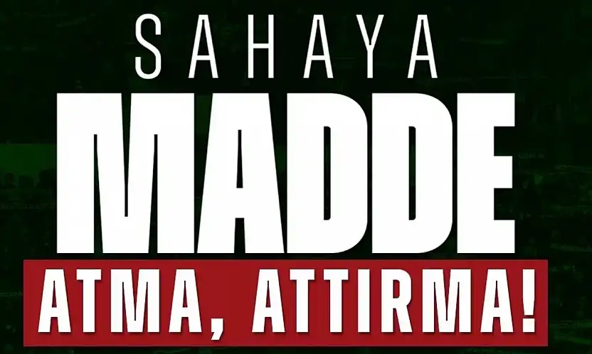 Amedspor'dan kritik uyarı! Taraftara net mesaj: 'Sahaya madde atmayın'