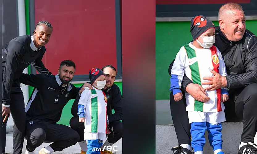 Amedspor'dan minik kahramana moral ziyareti