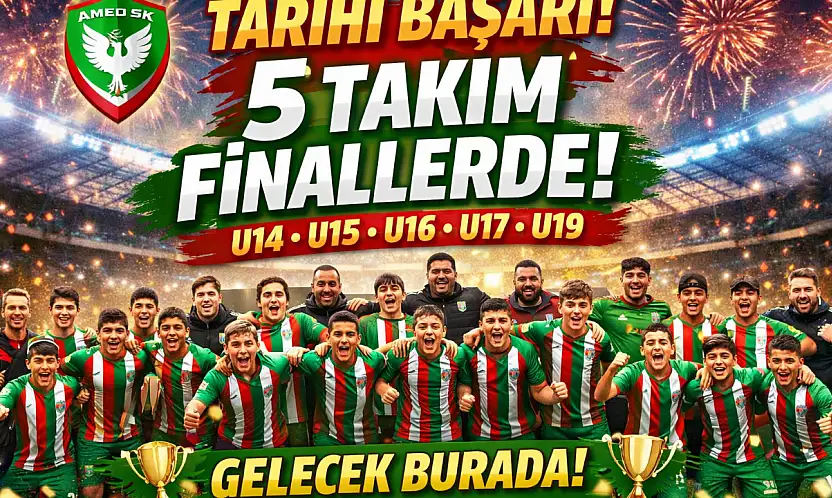 Amedspor'dan tarihi rekor! 5 takım birden finallerde