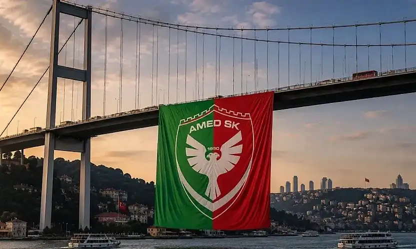 Amedspor tarih yazıyor: Bayrağı İstanbul Boğazı'nda dalgalanacak