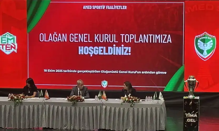 Amedspor'un mali tablosu açıklandı: Borç 62 milyon TL