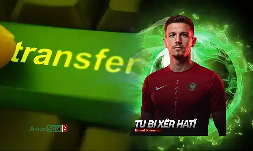 Resmi açıklama geldi: Ermal Krasniqi artık Amedspor'da